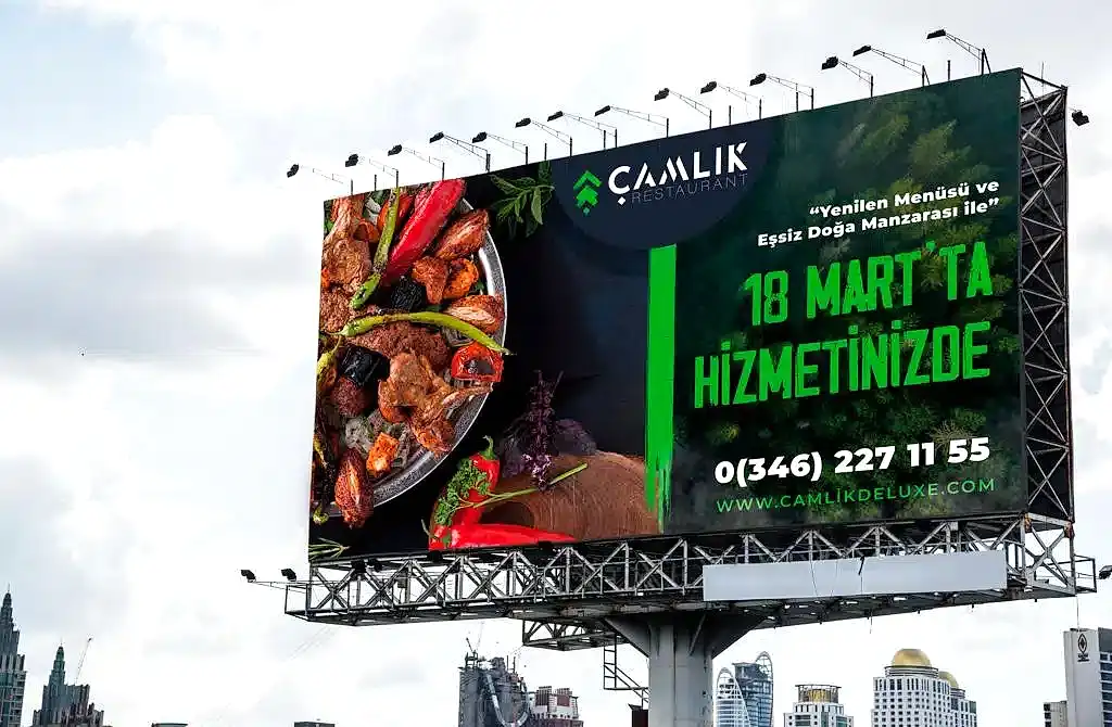 Ankara Kurumsal Kimlik Tasarımı Referansı - Çamlık Restaurant