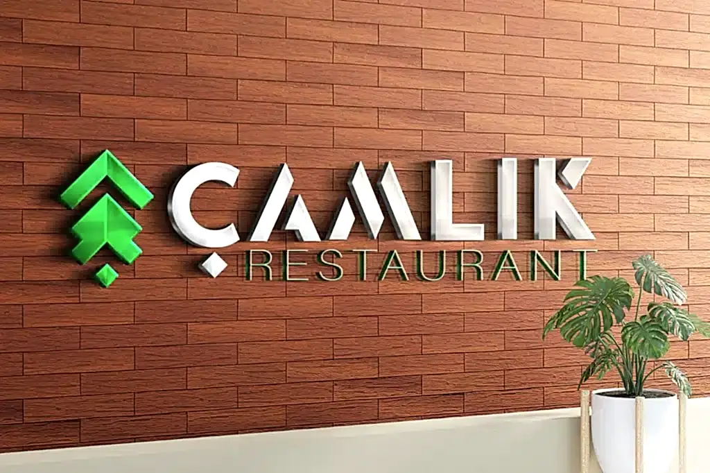 Ankara Kurumsal Kimlik Tasarımı Referansı - Çamlık Restaurant